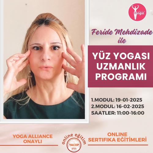 Feride Mehdizade ile Yoga Alliance Onaylı Yüz Yogası Uzmanlık Programı 2025