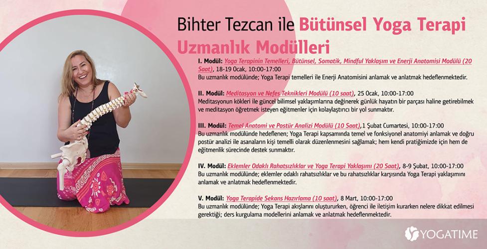 Bihter Tezcan ile Bütünsel Yoga Seans Uzmanlık Modülleri