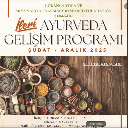 İleri Ayurveda Uzmanlık Programı