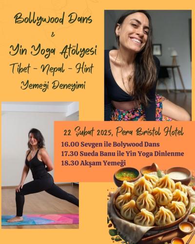 Bollywood Dans ve Yoga Atölyesi & Hint-Nepal-Tibet Yemek Deneyimi