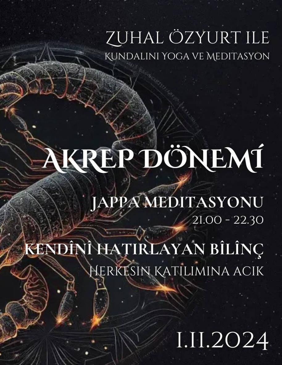 Jappa Meditasyonu - Herkesin Katılımına Açık