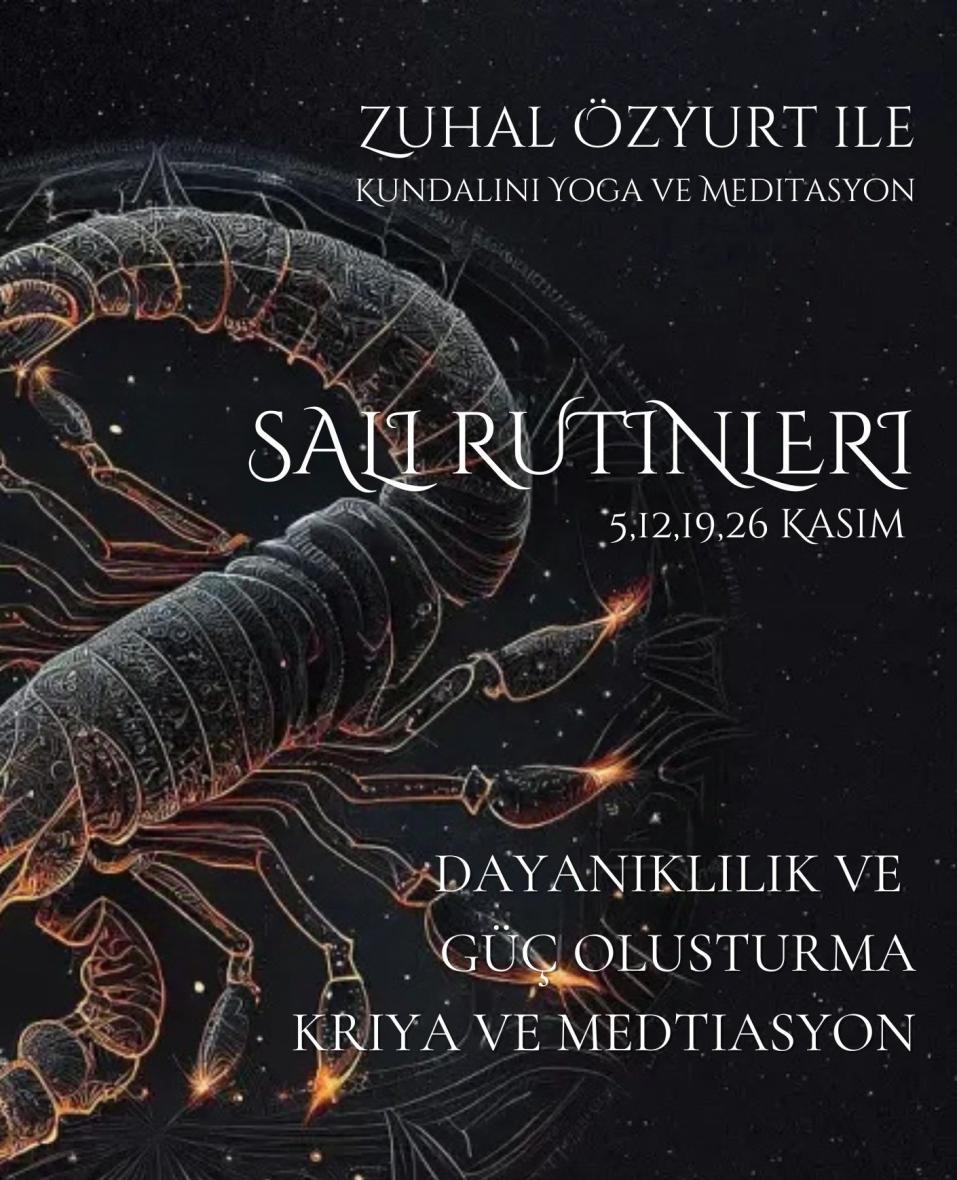 Kasım Ayı Kundalini Yoga Ve Meditasyon Dersleri