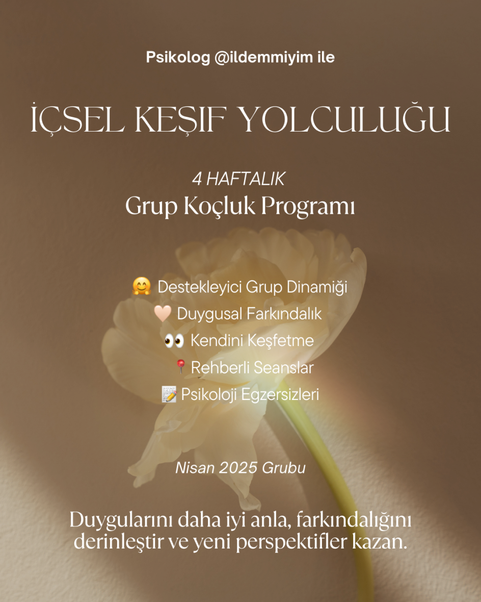 İçsel Keşif Yolculuğu: 4 Haftalık Grup Koçluk Programı - Nisan Grubu