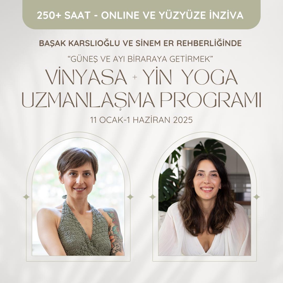 250+ Saat Temel Vinyasa ve Yin Yoga Uzmanlaşma Programı