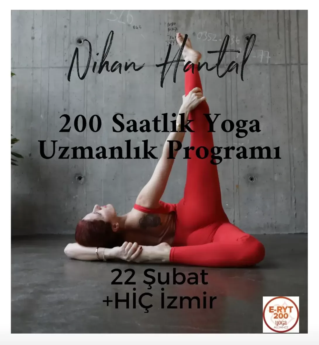 Nihan Hantal ile 200 Saatlik Yoga Uzmanlık Programı - İzmir